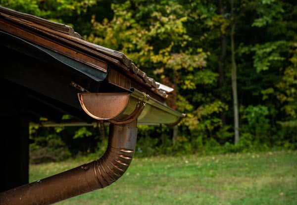 Copper gutters are ideal